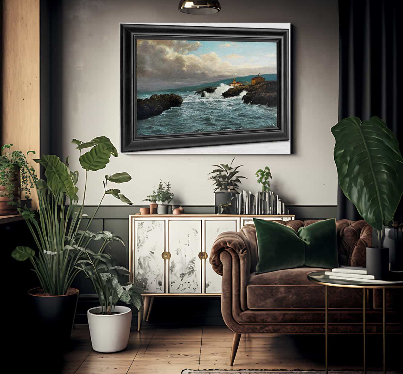 Mexican Coast By Joseph Kleitsch Fine Art Print
