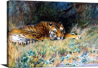 Midday Rest Painting Arthur Wardle Canvas Art Fine Art Print