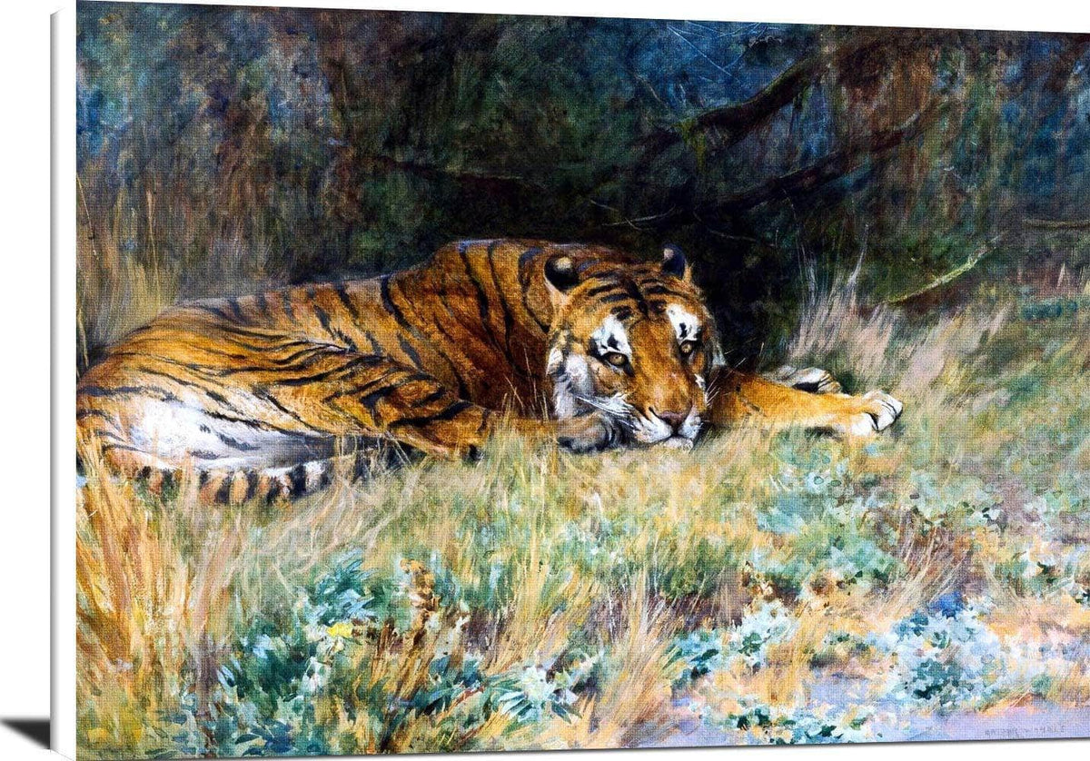 Midday Rest Painting Arthur Wardle Canvas Art Fine Art Print