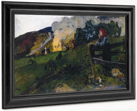 Midsummer Eve Bonfire By Nicolai Astrup Fine Art Print