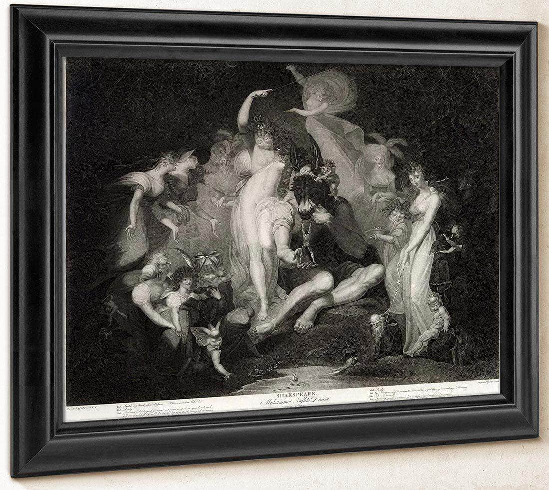 Midsummer Nights Dream By Henry Fuseli Fine Art Print