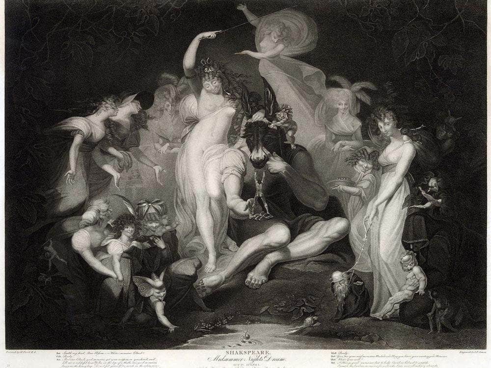 Midsummer Nights Dream By Henry Fuseli Fine Art Print