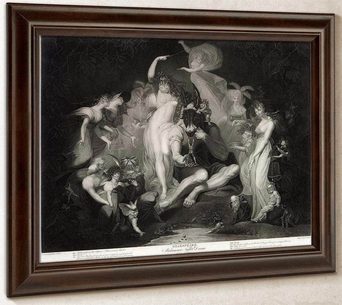 Midsummer Nights Dream By Henry Fuseli Fine Art Print