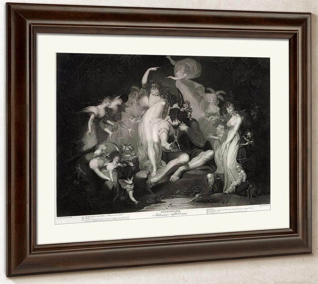 Midsummer Nights Dream By Henry Fuseli Fine Art Print
