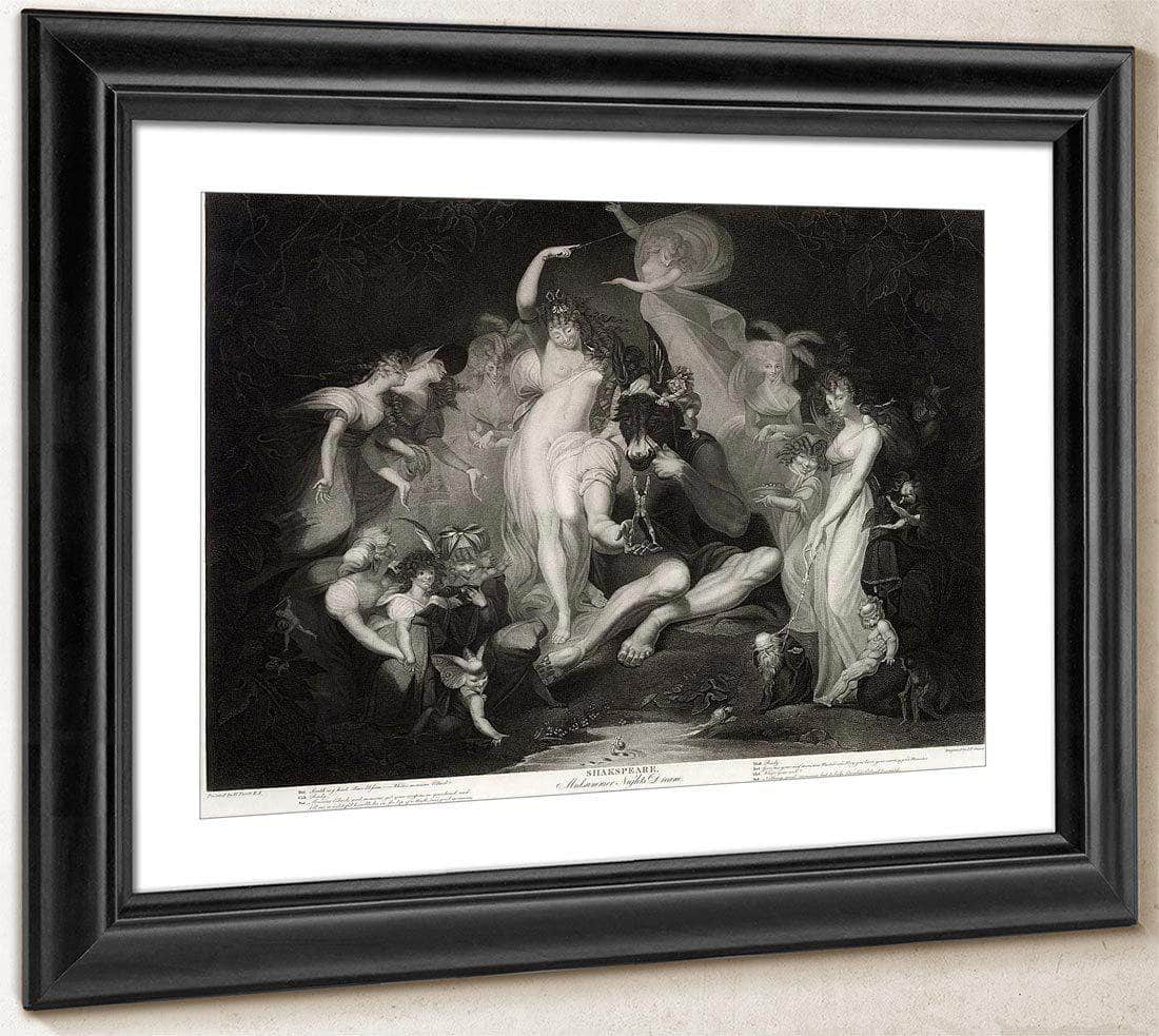 Midsummer Nights Dream By Henry Fuseli Fine Art Print