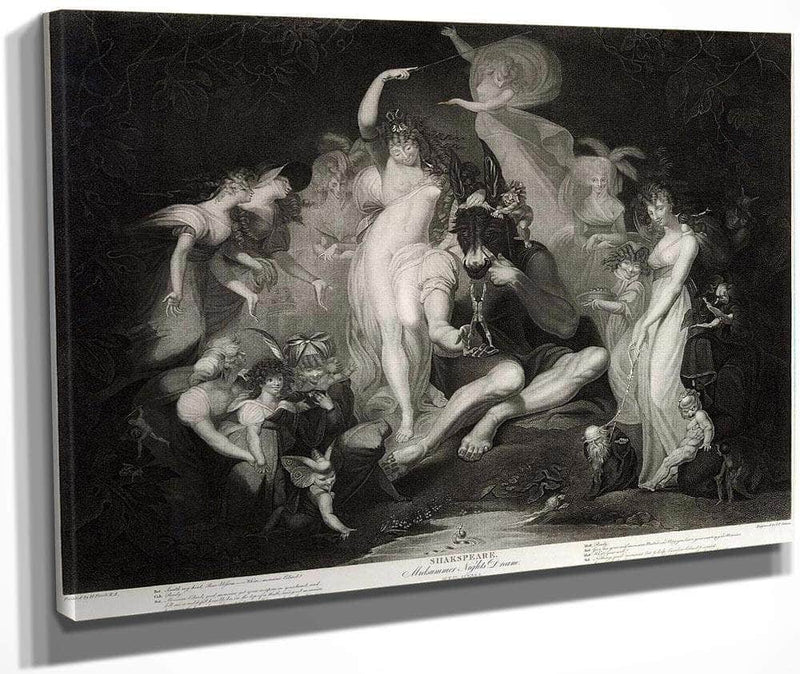 Midsummer Nights Dream By Henry Fuseli Fine Art Print