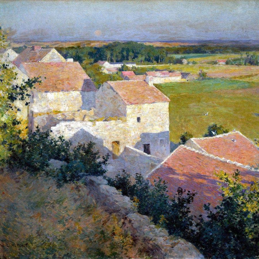 Midsummer Twilight By Willard Leroy Metcalf Fine Art Print