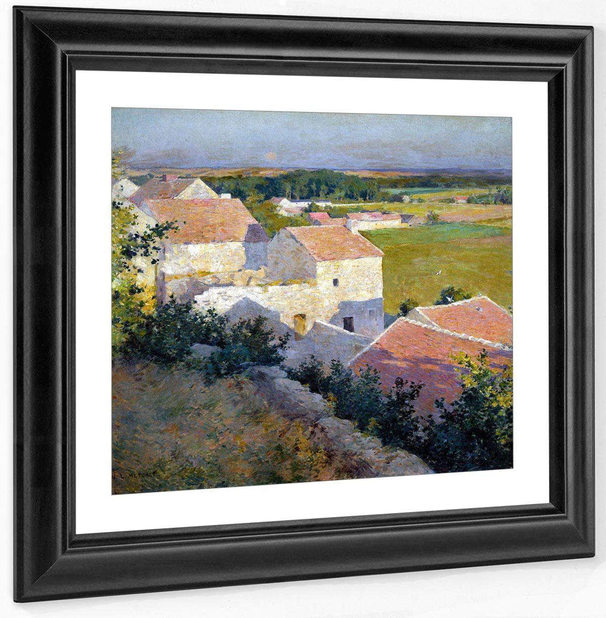 Midsummer Twilight By Willard Leroy Metcalf Fine Art Print