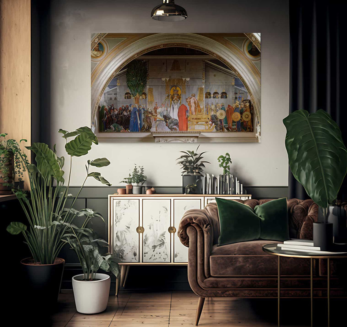 Midwinters Sacrifice By Carl Larsson Fine Art Print