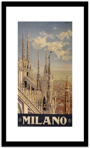 Milano  Vintage Poster Fine Art Print