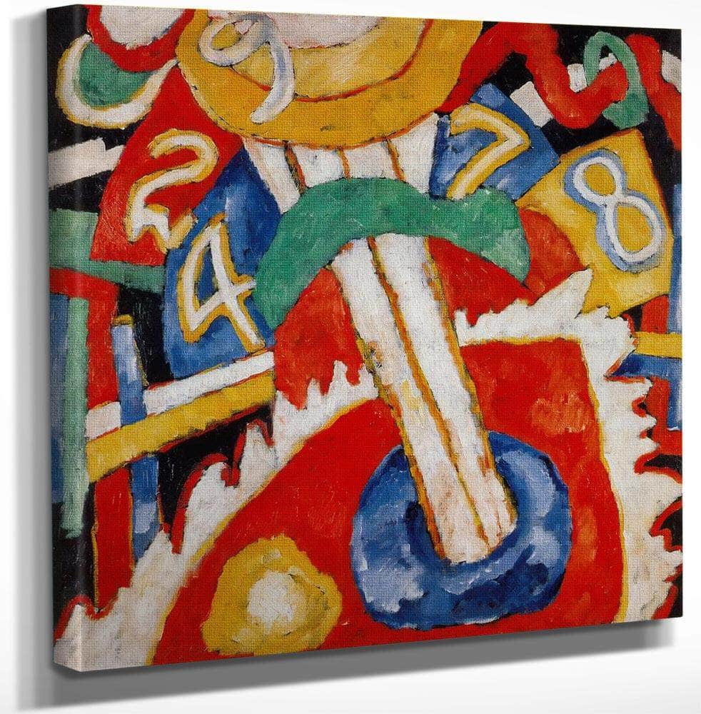 Military 1913 By Marsden Hartley Fine Art Print