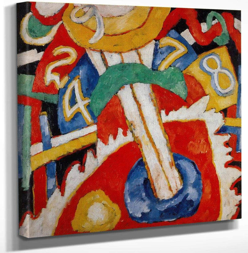 Military 1913 By Marsden Hartley Fine Art Print