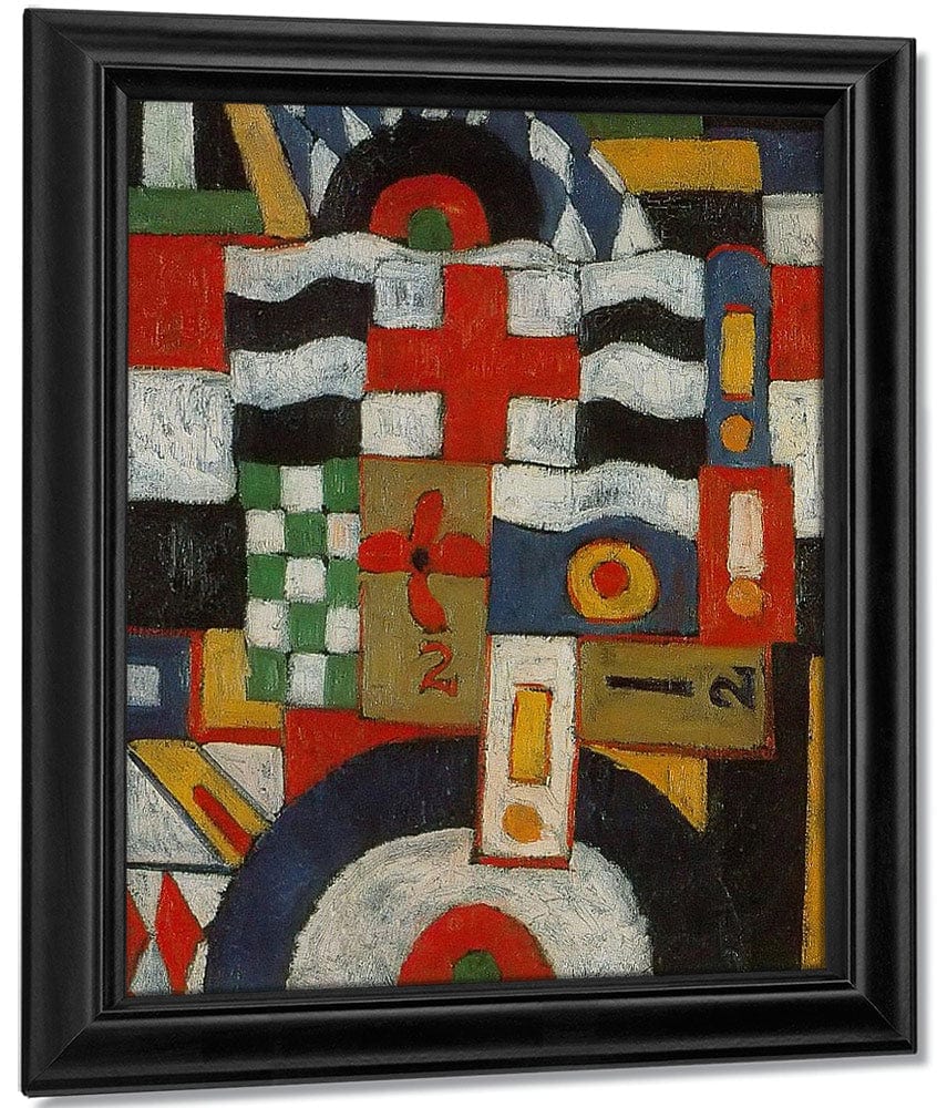 Military By Marsden Hartley Fine Art Print