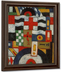 Military By Marsden Hartley Fine Art Print