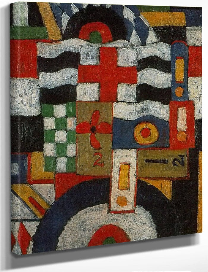 Military By Marsden Hartley Fine Art Print