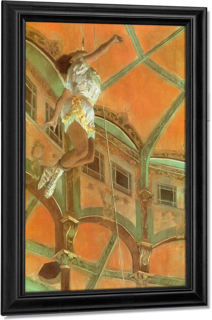 Mille La La At The Circus By Fernando Edgar Degas Fine Art Print