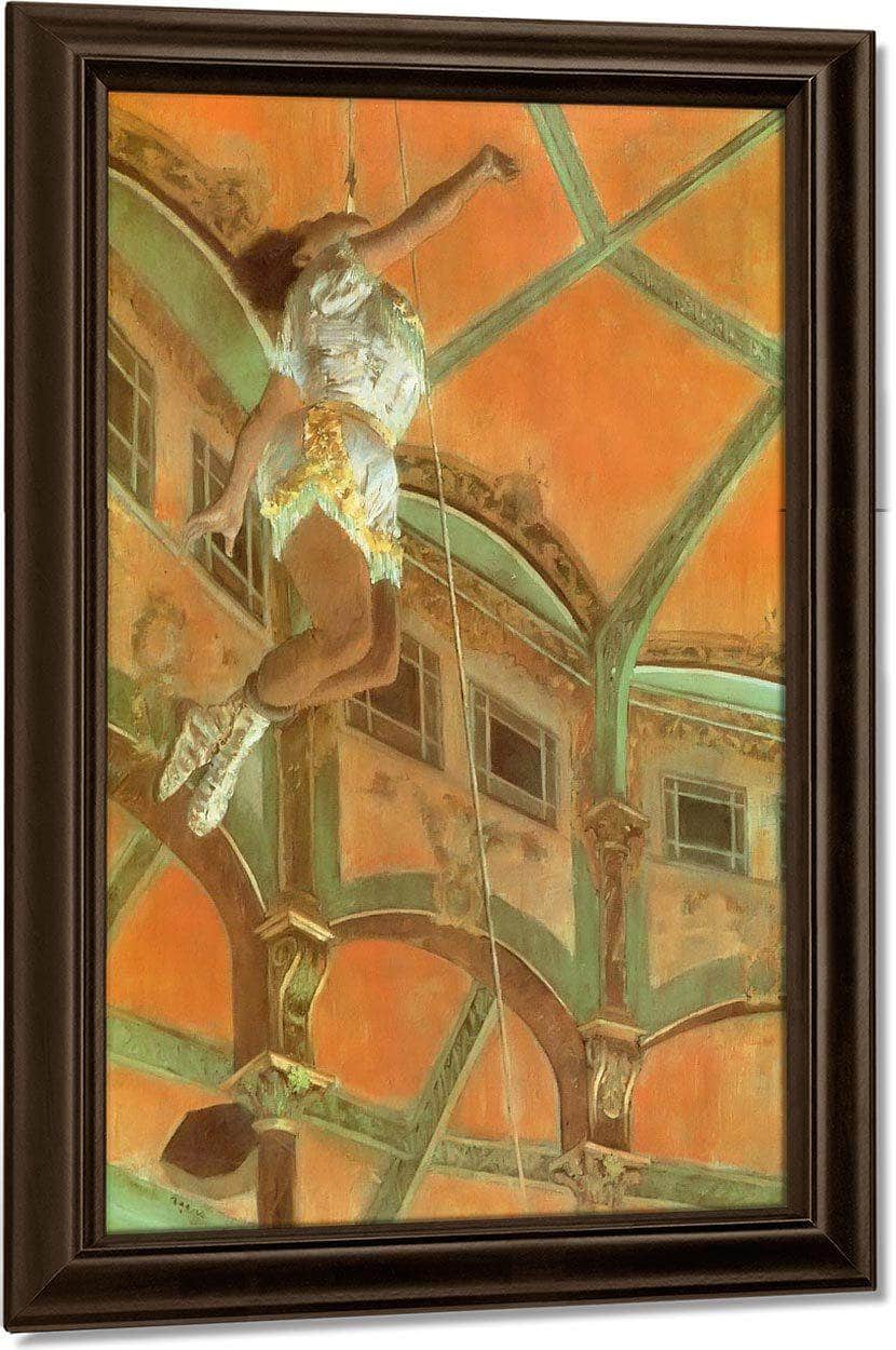 Mille La La At The Circus By Fernando Edgar Degas Fine Art Print