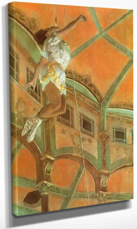 Mille La La At The Circus By Fernando Edgar Degas Fine Art Print