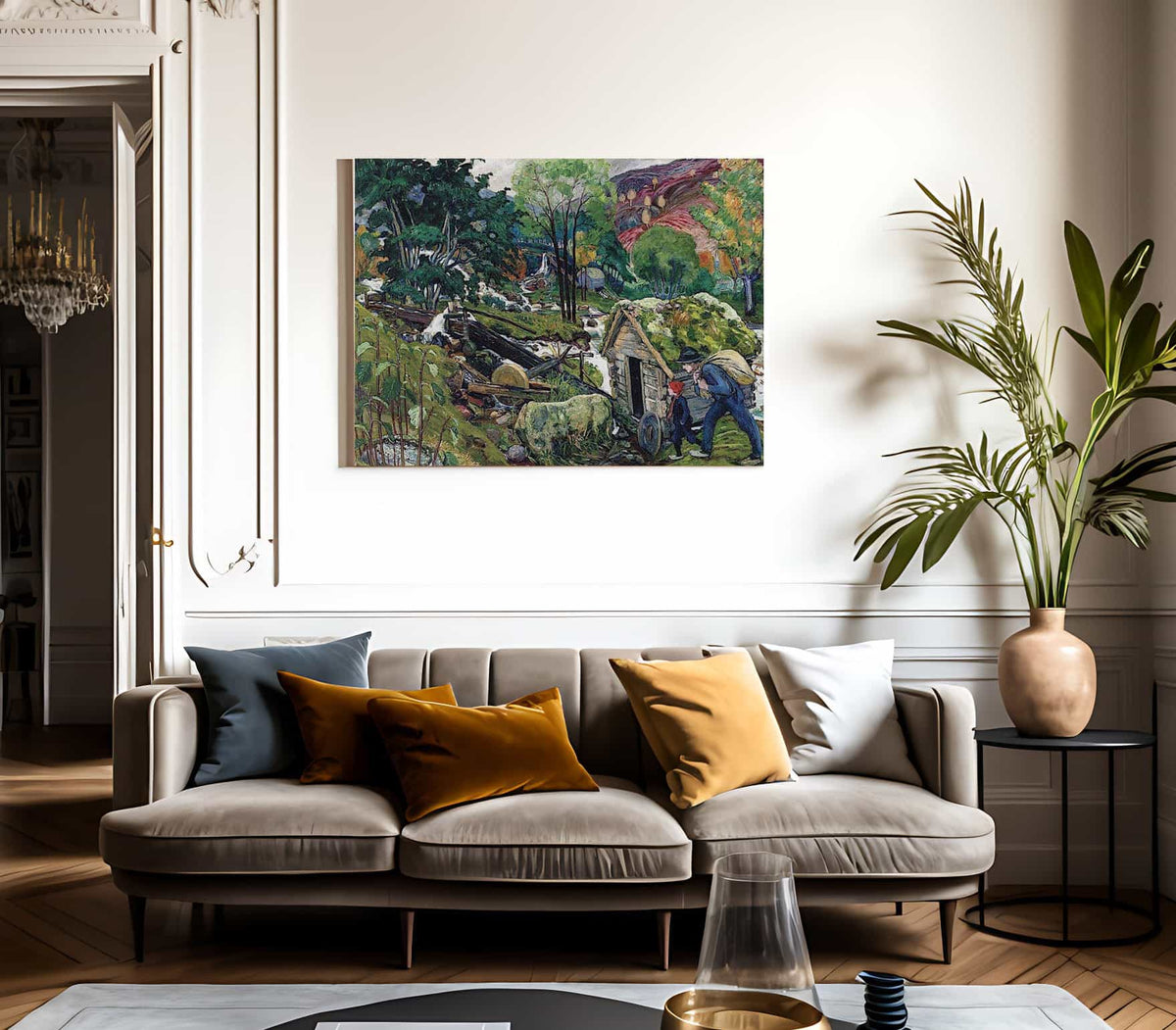 Milling Weather 1 By Nicolai Astrup Fine Art Print