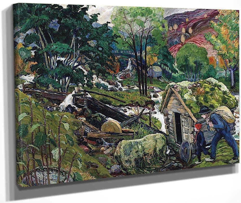 Milling Weather 1 By Nicolai Astrup Fine Art Print