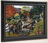 Milling Weather By Nicolai Astrup Fine Art Print