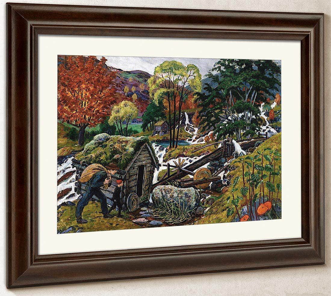 Milling Weather By Nicolai Astrup Fine Art Print