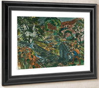 Milling Weather (Woodcut) 1 By Nicolai Astrup Fine Art Print