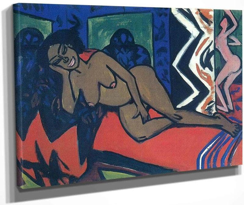 Milly Sleeping By Ernst Ludwig Kirchner Fine Art Print