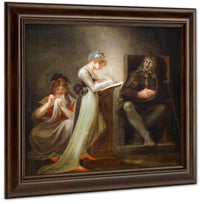 Milton Dictating To His Daughter By Henry Fuseli Fine Art Print