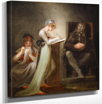 Milton Dictating To His Daughter By Henry Fuseli Fine Art Print