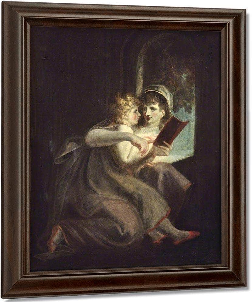 Milton When A Boy Instructed By His Mother By Henry Fuseli Fine Art Print