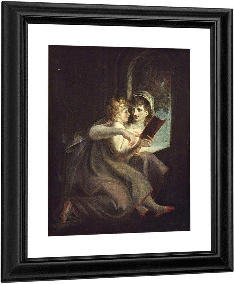 Milton When A Boy Instructed By His Mother By Henry Fuseli Fine Art Print