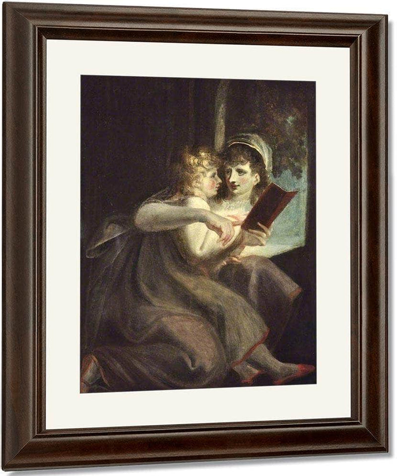 Milton When A Boy Instructed By His Mother By Henry Fuseli Fine Art Print