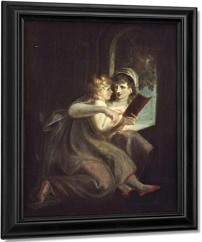 Milton When A Boy Instructed By His Mother By Henry Fuseli Fine Art Print