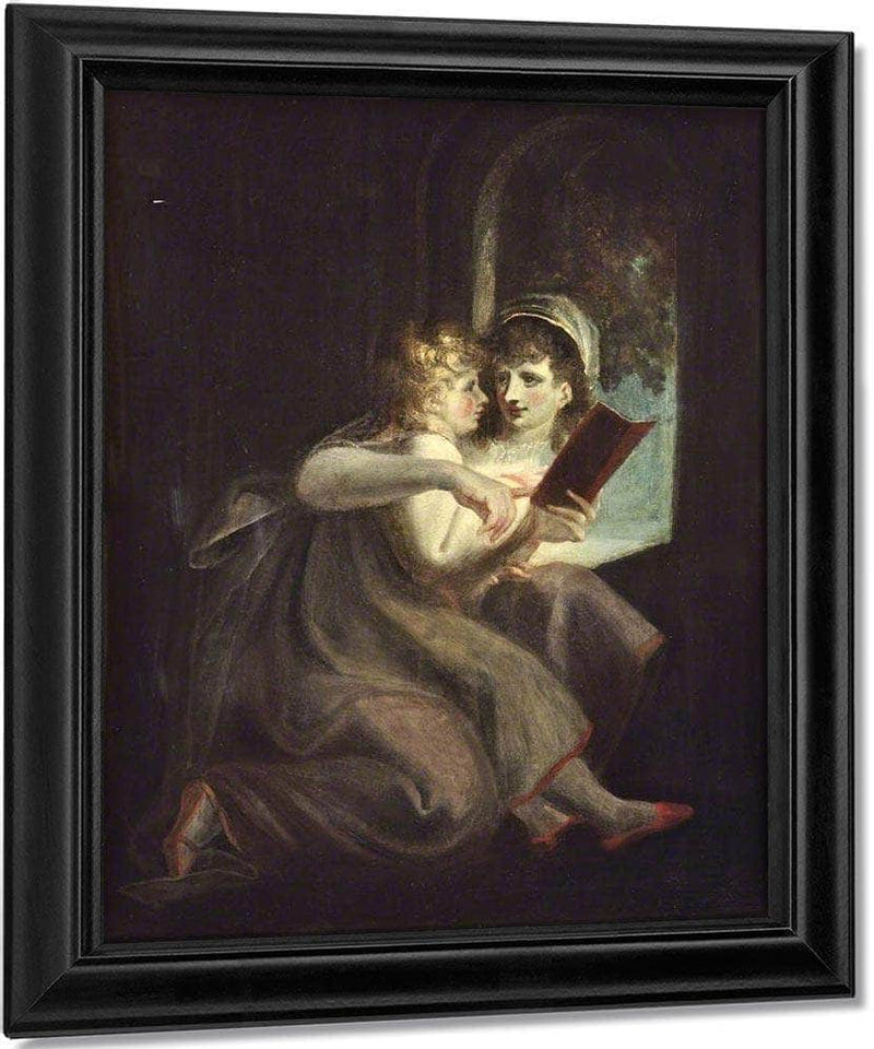 Milton When A Boy Instructed By His Mother By Henry Fuseli Fine Art Print