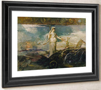 Minerva In A Chariot By Abbott Handerson Thayer Fine Art Print