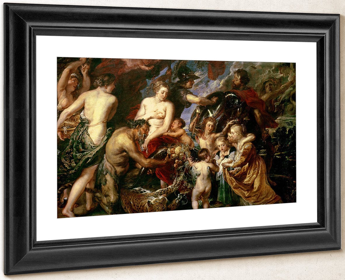 Minerva Protects Pax From Mars (Peace And War) 1629 30 2 By Peter Paul Rubens Fine Art Print