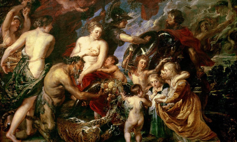 Minerva Protects Pax From Mars (Peace And War) 1629 30 3 By Peter Paul Rubens Fine Art Print