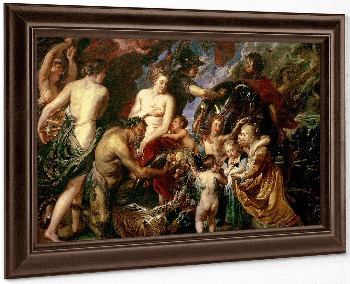 Minerva Protects Pax From Mars (Peace And War) 1629 30 3 By Peter Paul Rubens Fine Art Print