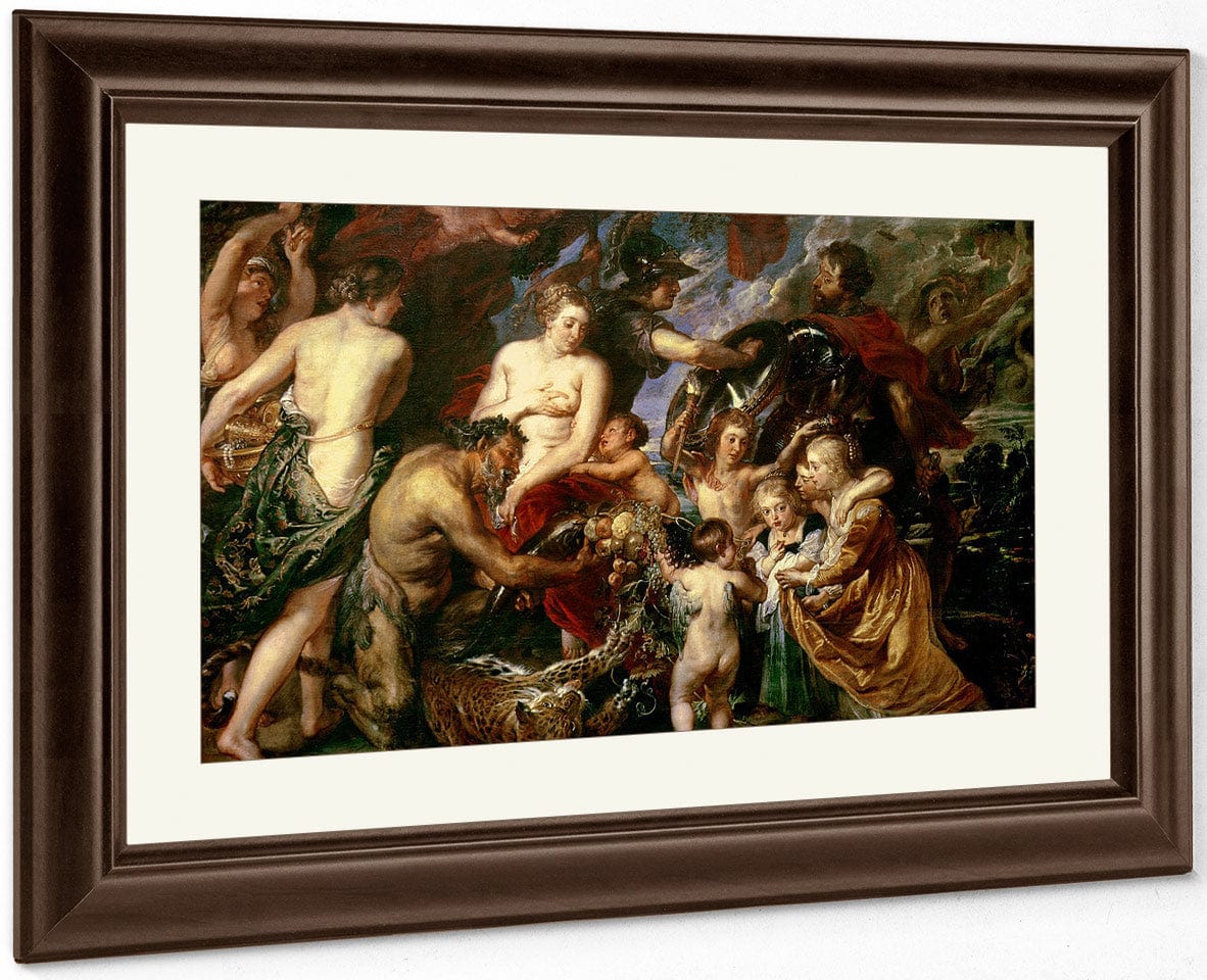 Minerva Protects Pax From Mars (Peace And War) 1629 30 3 By Peter Paul Rubens Fine Art Print