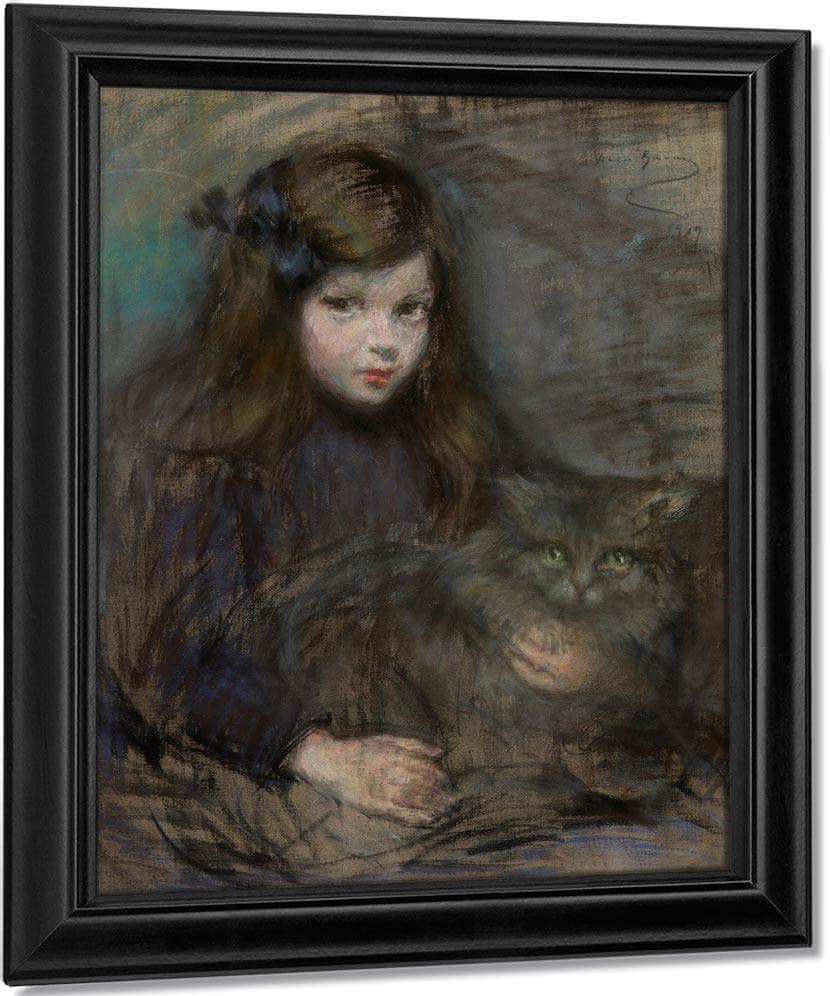 Minette And Minet By Alice Pike Barney Fine Art Print