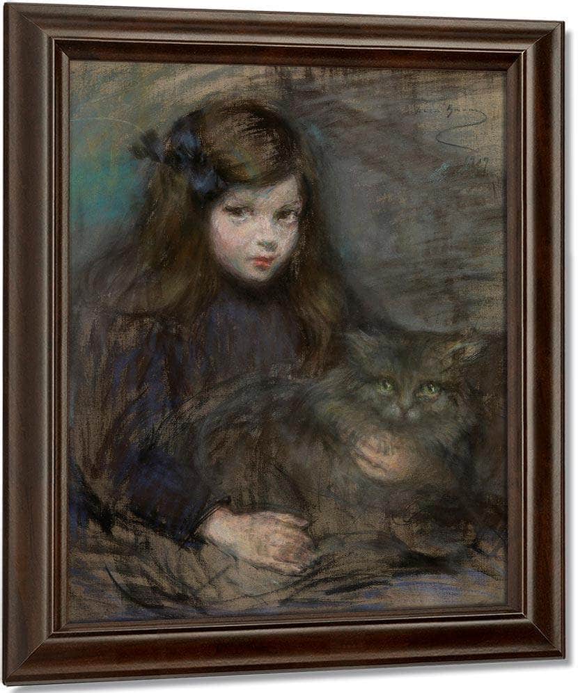 Minette And Minet By Alice Pike Barney Fine Art Print