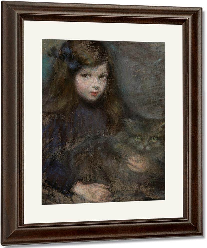 Minette And Minet By Alice Pike Barney Fine Art Print