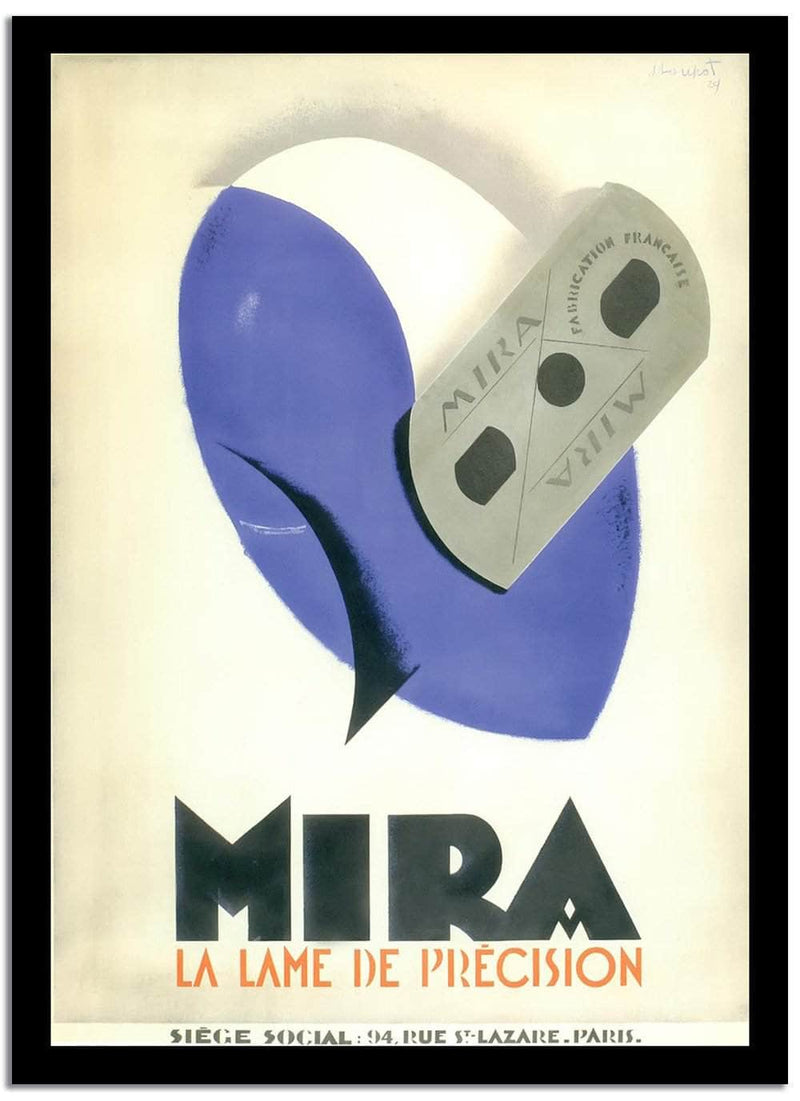Mira  Vintage Poster Fine Art Print