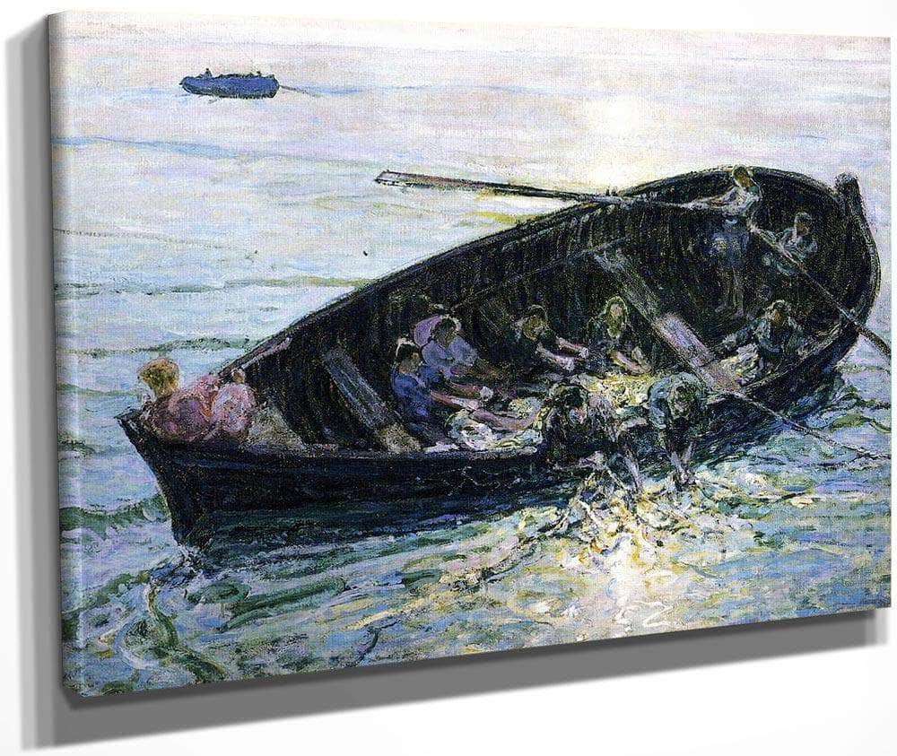 Miraculous Haul Of Fishes By Henry Ossawa Tanner Fine Art Print