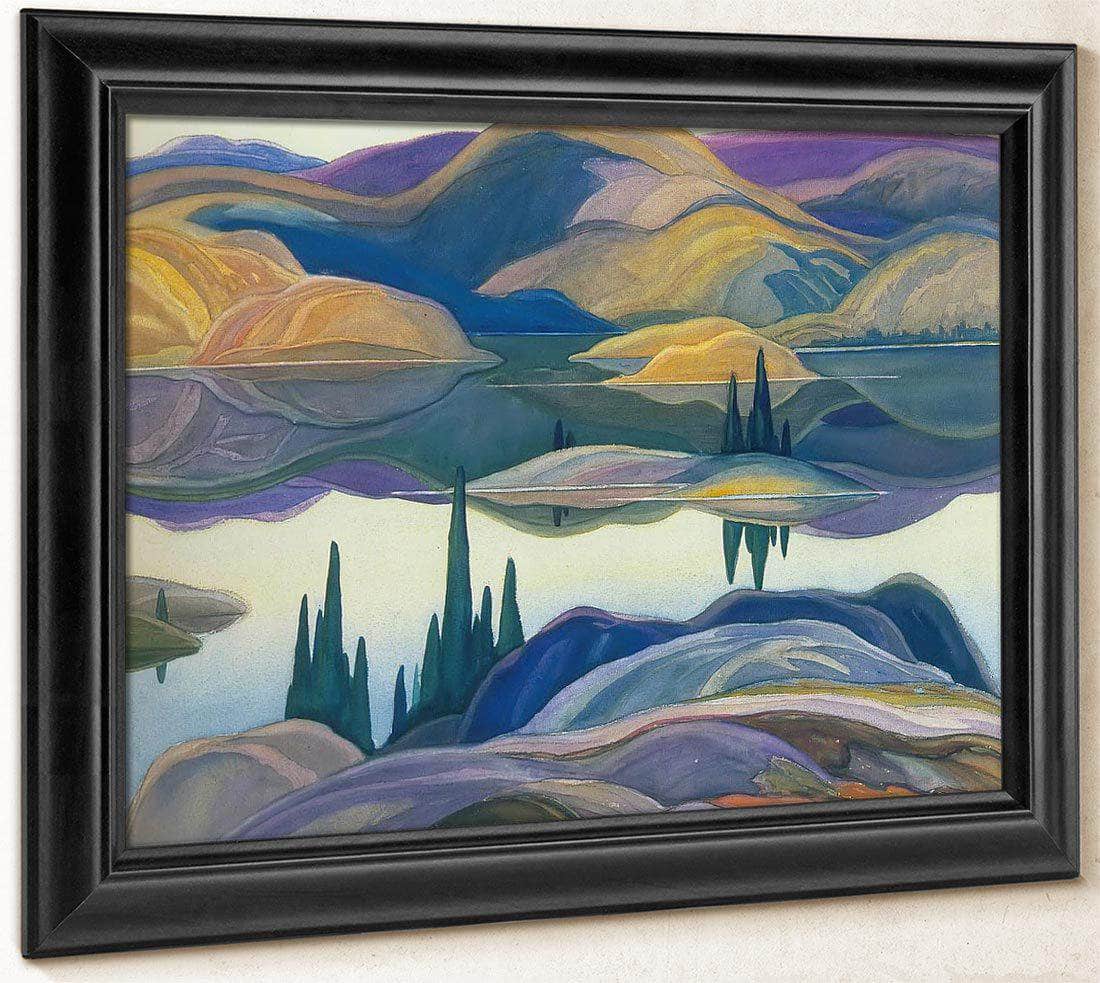 Mirror Lake By Frank Carmichael Fine Art Print