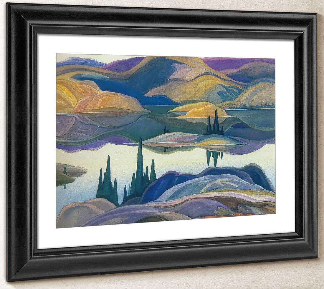 Mirror Lake By Frank Carmichael Fine Art Print