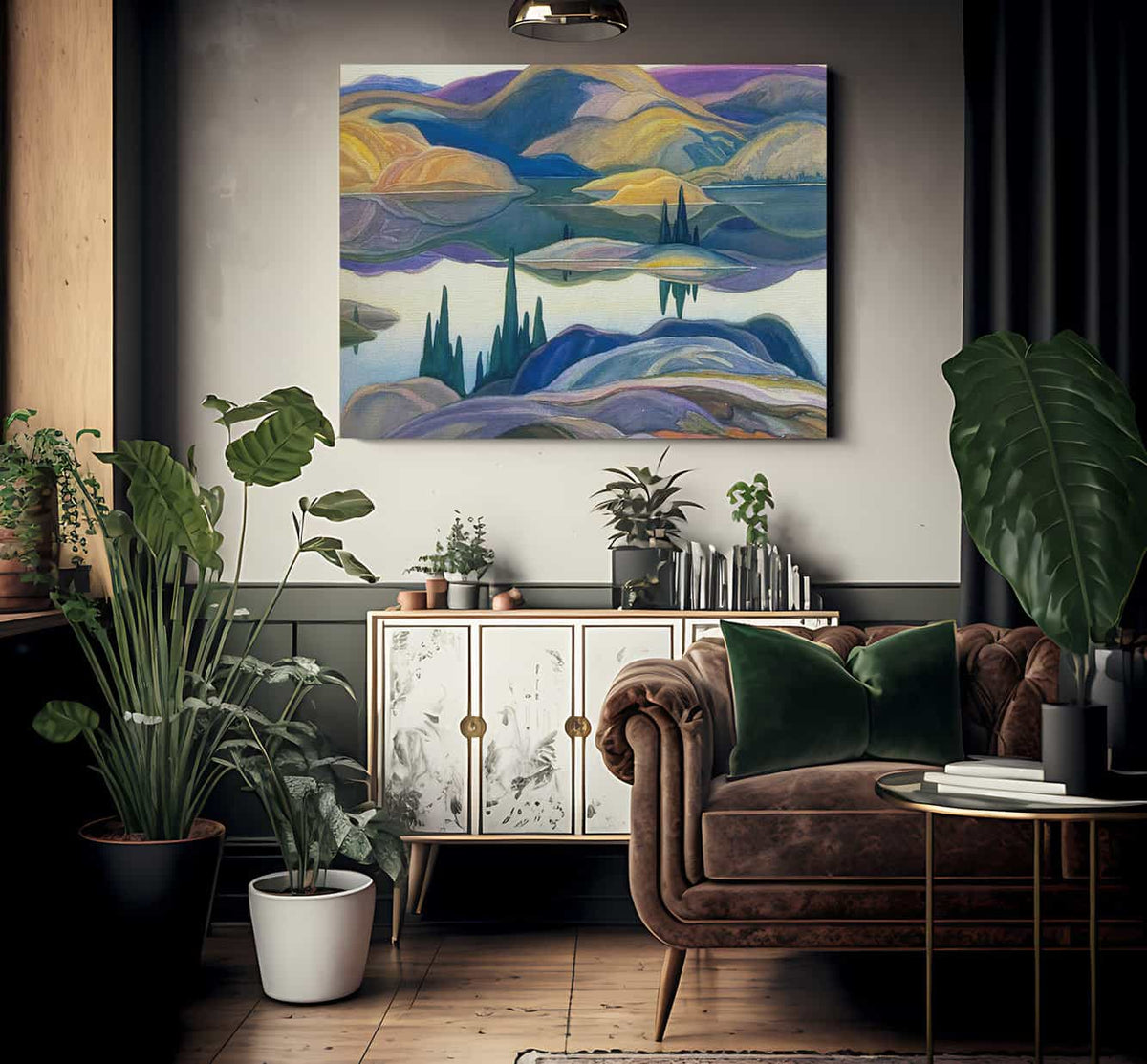 Mirror Lake By Frank Carmichael Fine Art Print