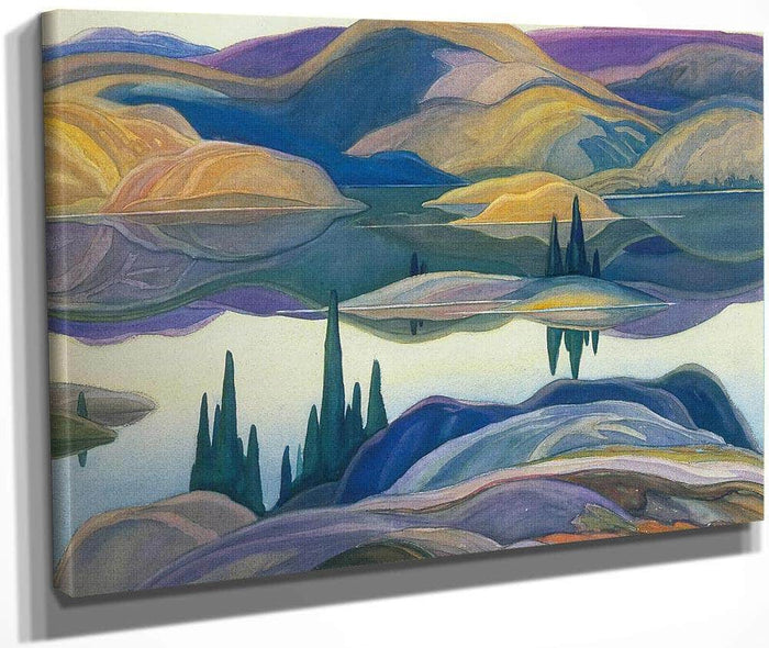 Mirror Lake By Frank Carmichael Fine Art Print