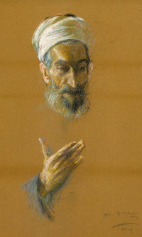 Mirza Abul Fazl By Alice Pike Barney Fine Art Print